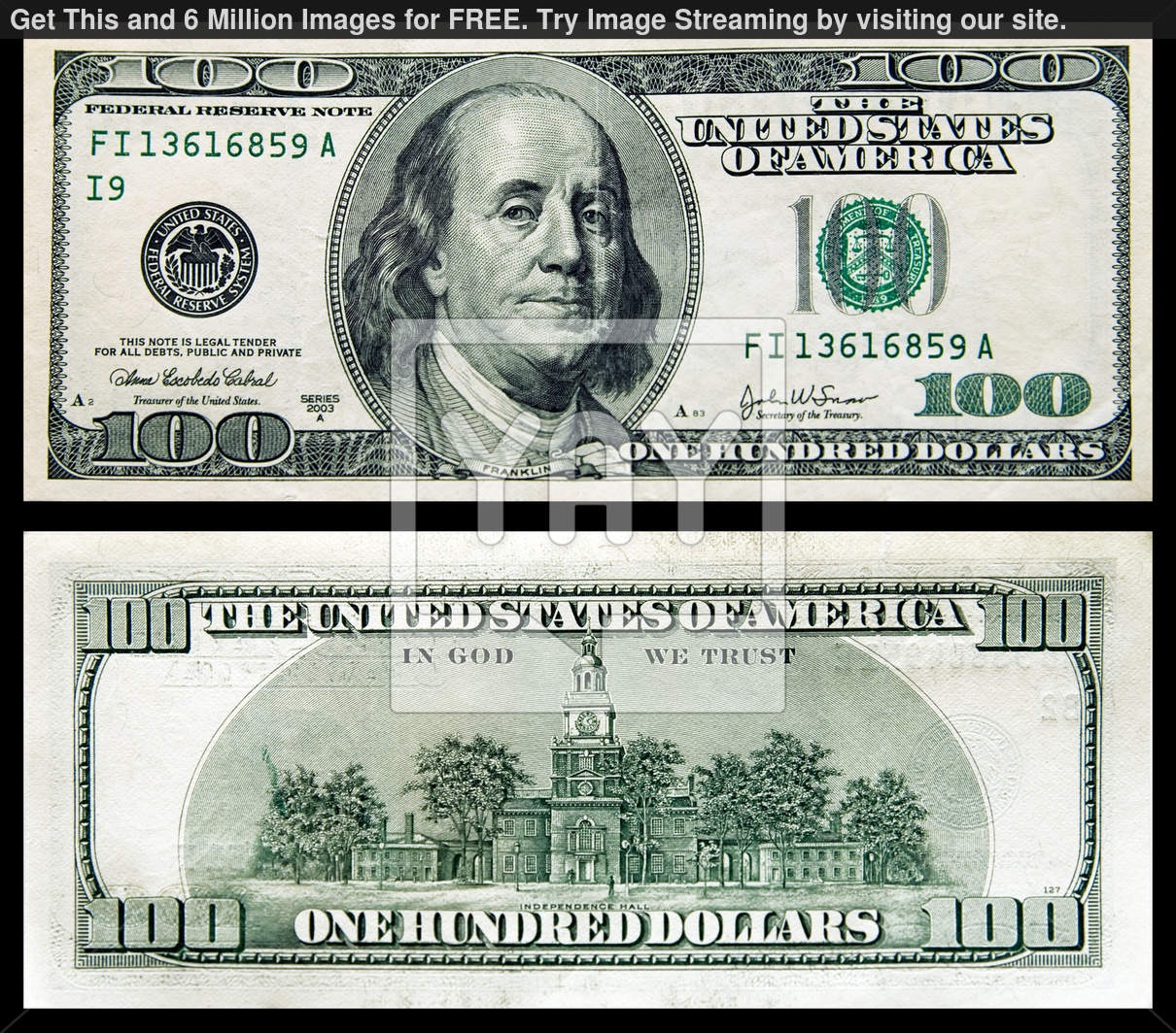 100 Dollar Bill Printable