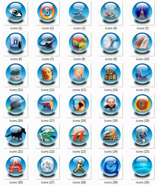 3D Icons Windows 7