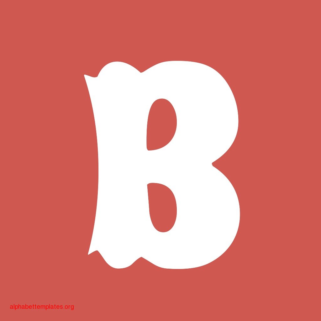 Alphabet Letter B Template