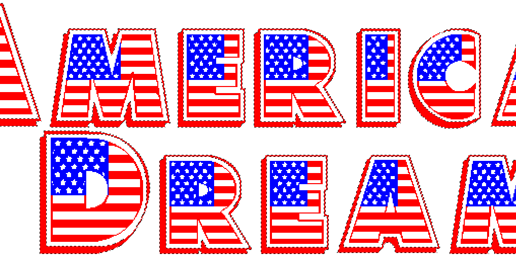 American Flag Font Letters