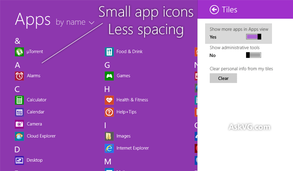 App Icon Size Windows 8