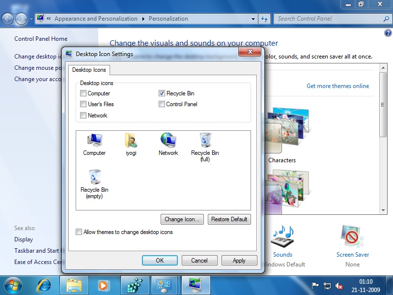 Arrange Desktop Icons Windows 7