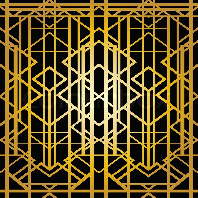 Art Deco Geometric Pattern