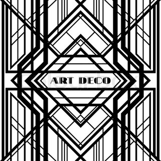 Art Deco Geometric Vector Patterns