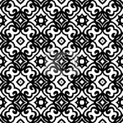 Art Deco Patterns Black and White