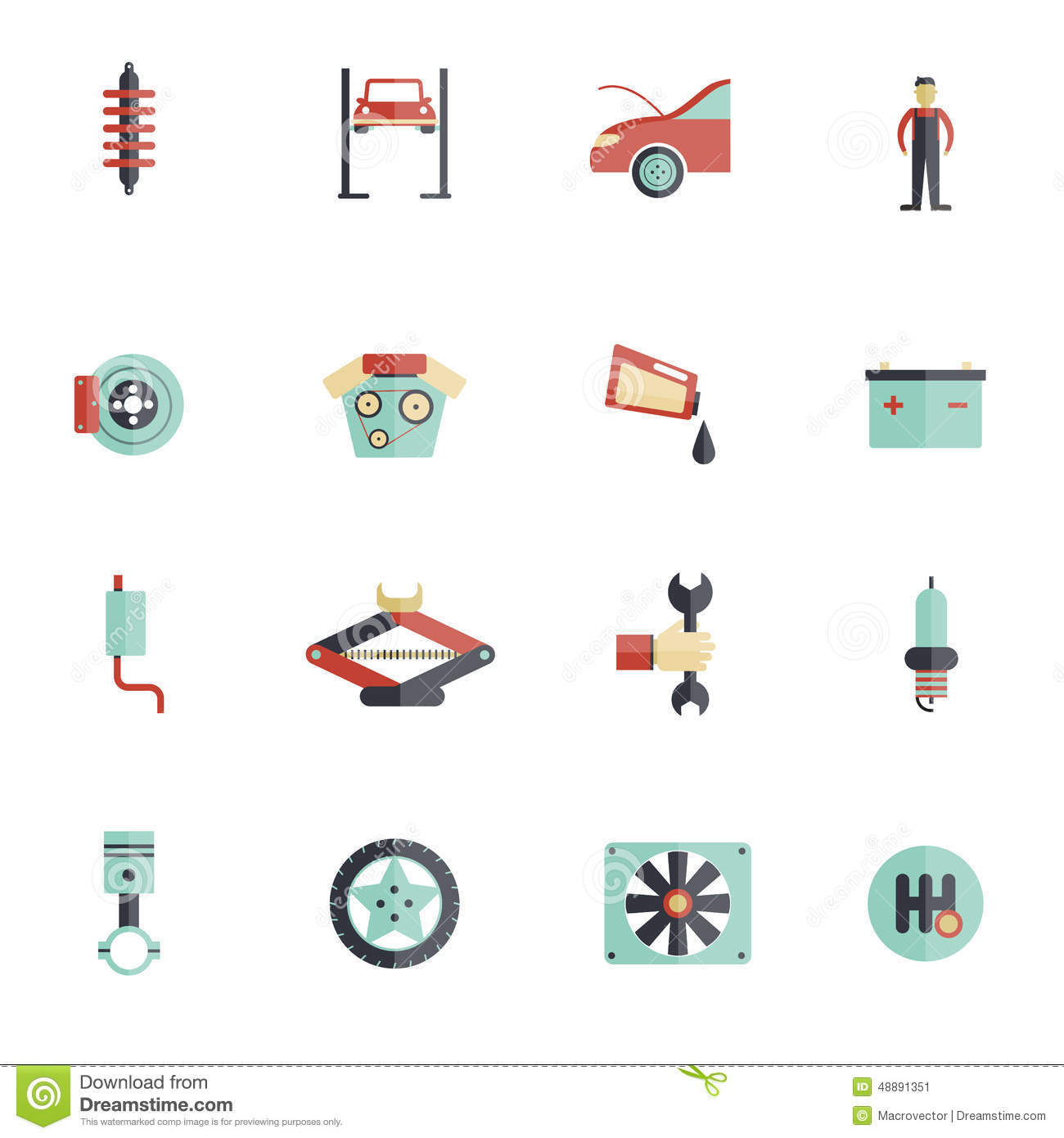 Auto Maintenance Symbols