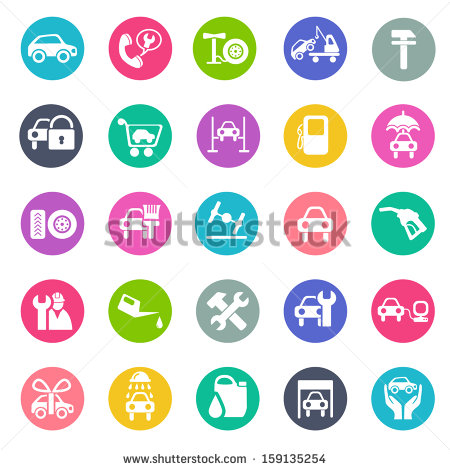 Auto Service Icons