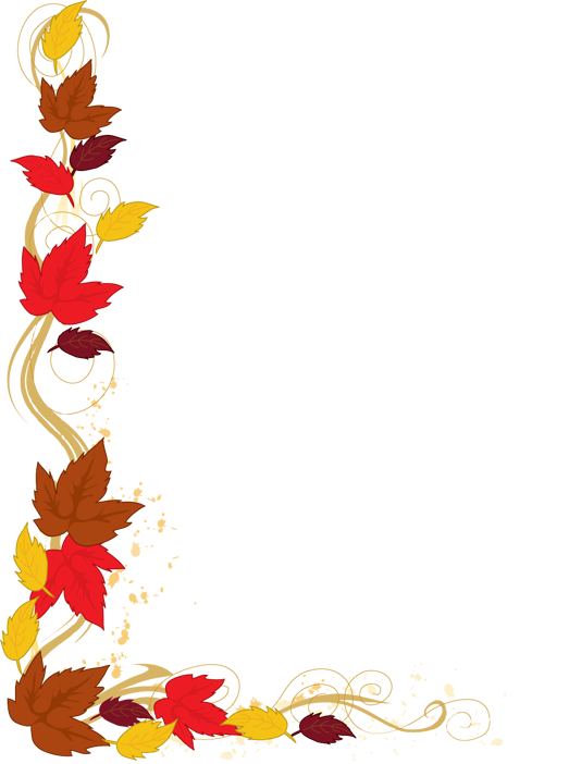 Autumn Leaf Border Clip Art