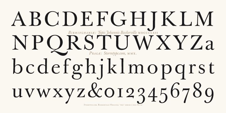 Baskerville Font