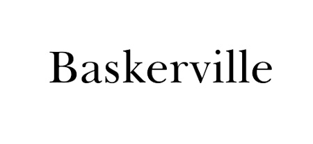 Baskerville Old Face Font