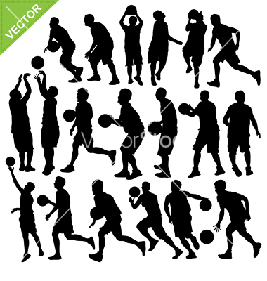 Basketball Silhouette Vector