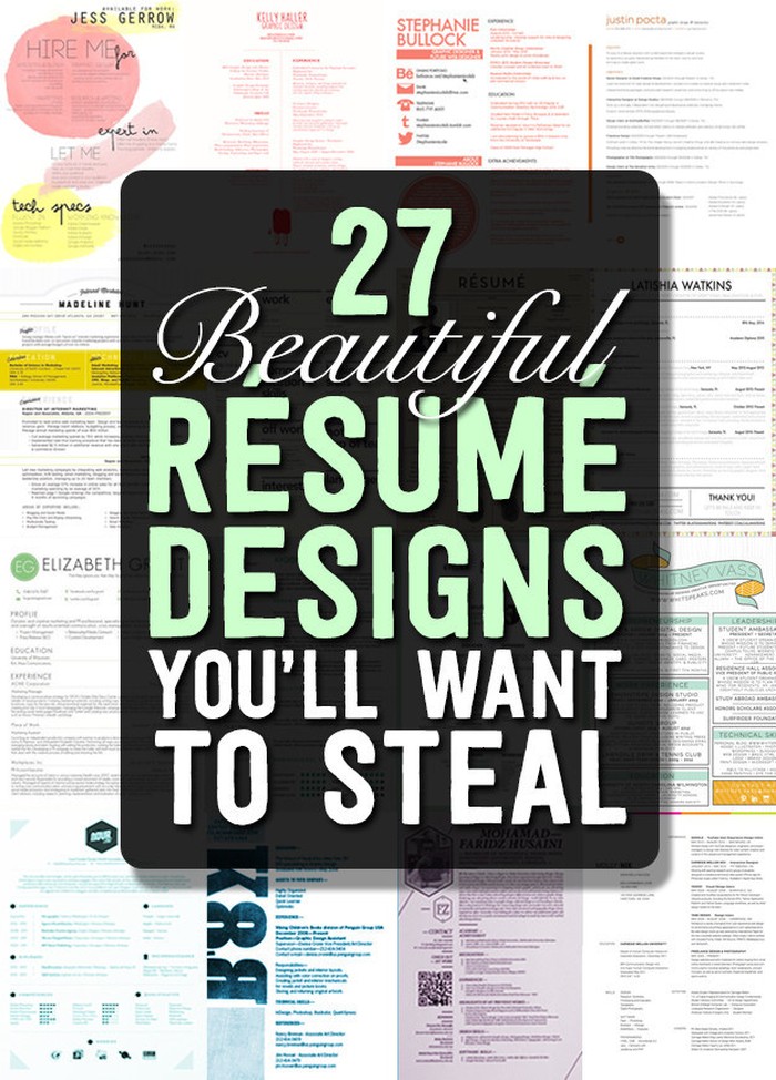 Beautiful Resume Designs