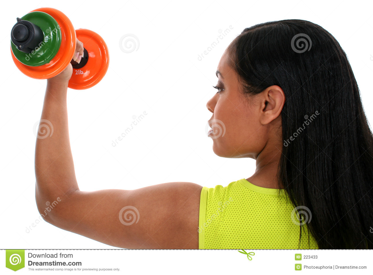 Beautiful Woman Working Out