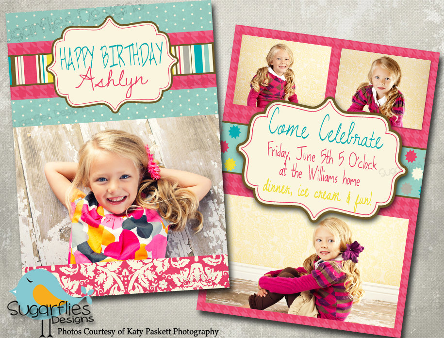 Birthday Card Template Photoshop