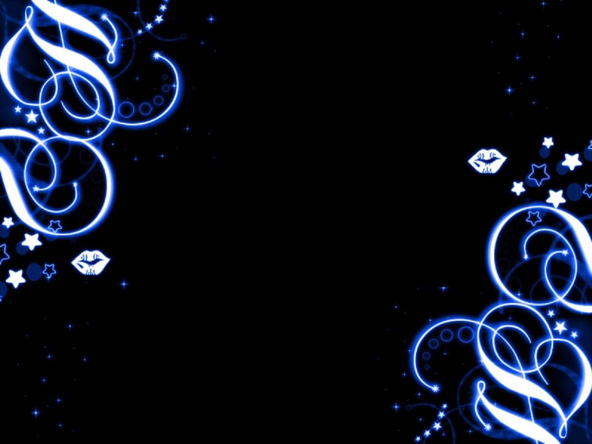 Black and Blue Swirl Designs Black and Blue Swirl Designs