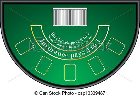 Blackjack Table Clip Art Free
