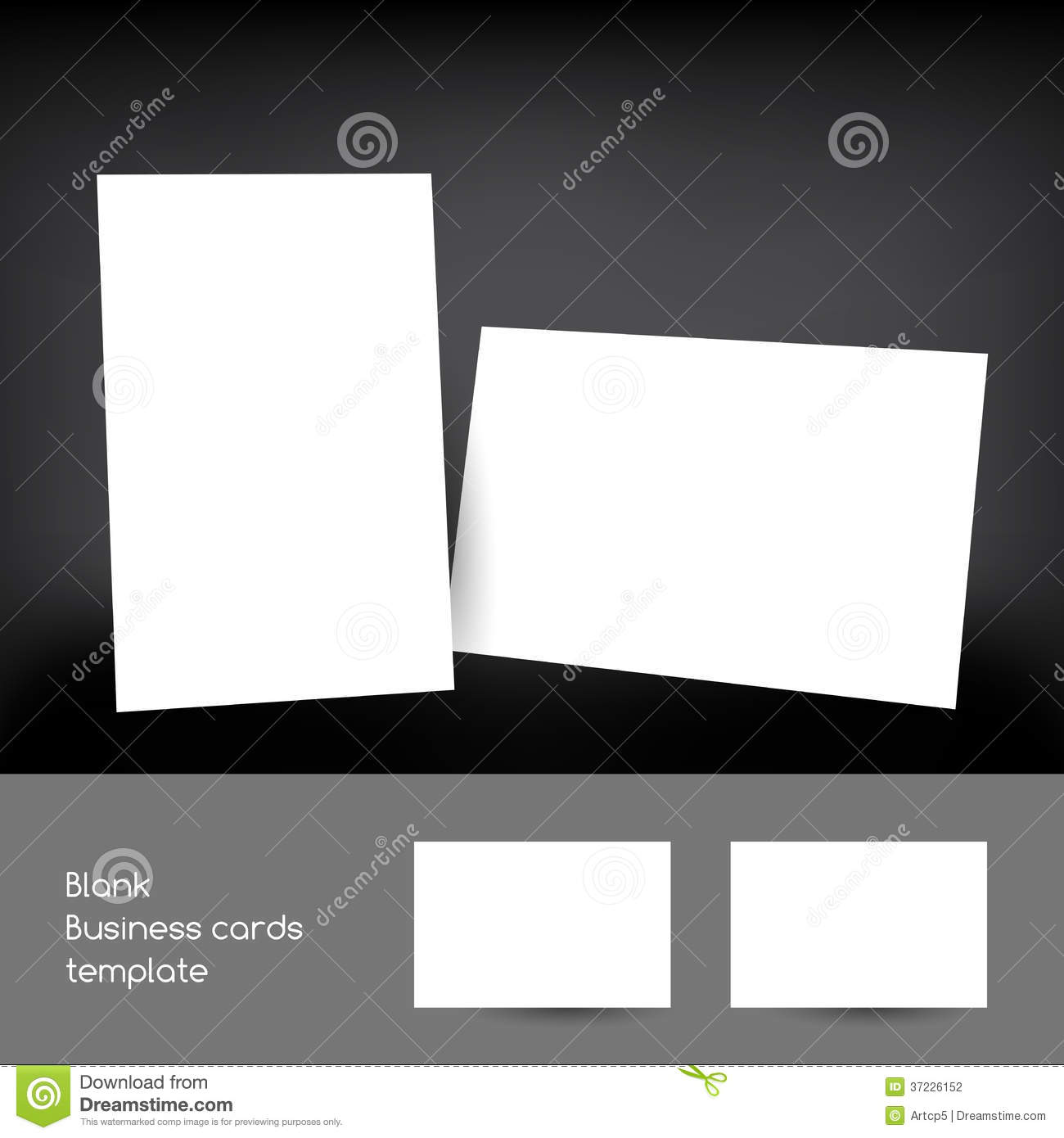 Blank Business Card Template