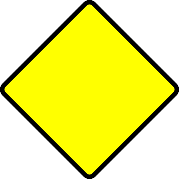 Blank Road Sign Clip Art