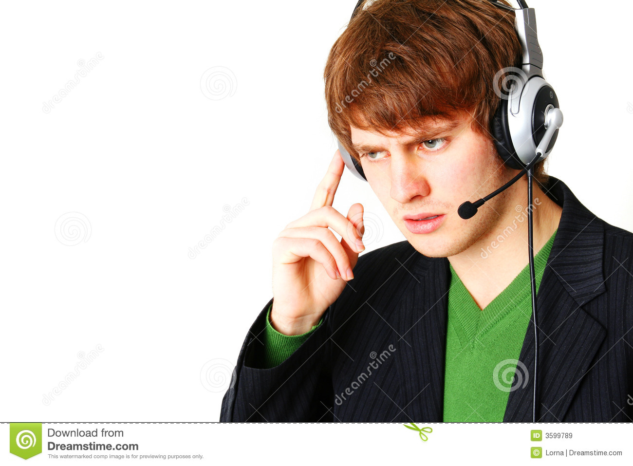 Call Center Operator Male