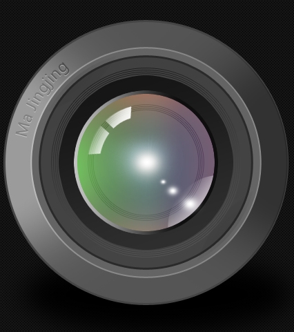 Camera Lens PSD File