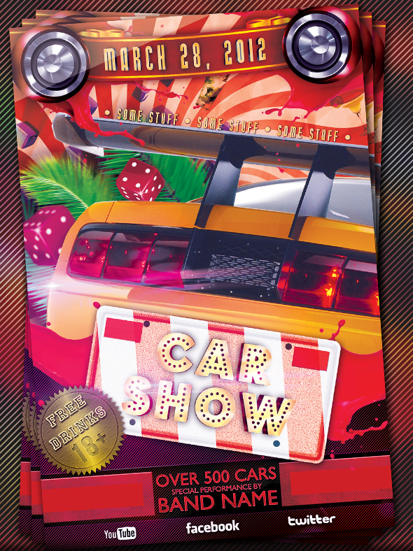 Car Show Flyer Template