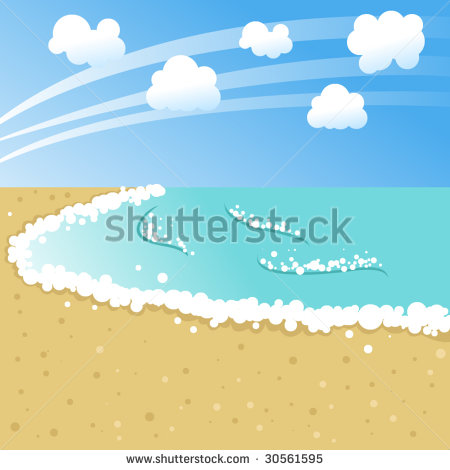 Cartoon Beach Sand