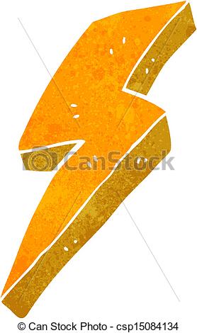 Cartoon Lightning Bolt