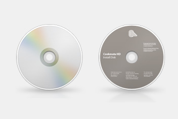 CD Disc Template Photoshop