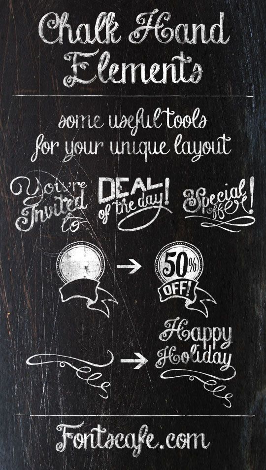 Chalk Hand Lettering Font Chalk Hand Lettering Font