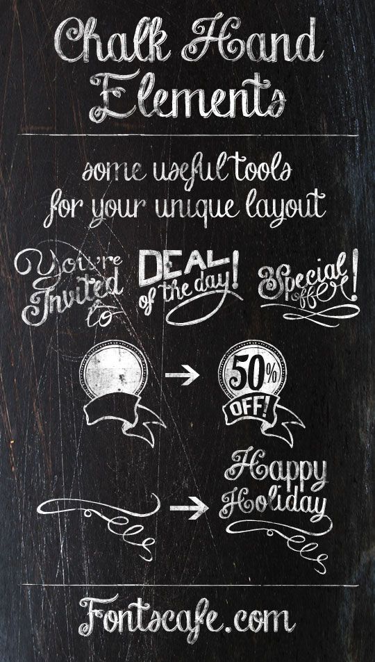 Chalk Hand Lettering Font