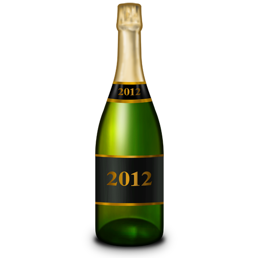 Champagne Bottle Icon Champagne Bottle Icon