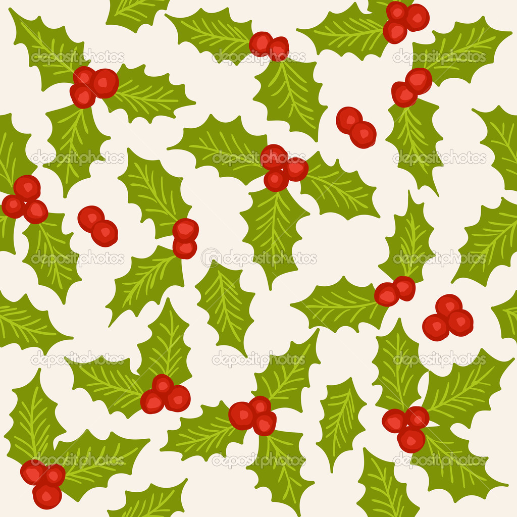 Christmas Holly Pattern