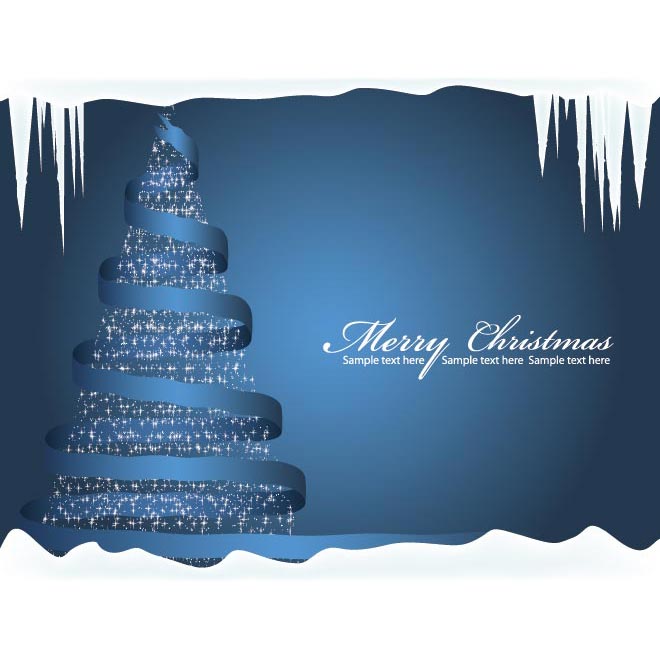 Christmas Tree Abstract Vector Art