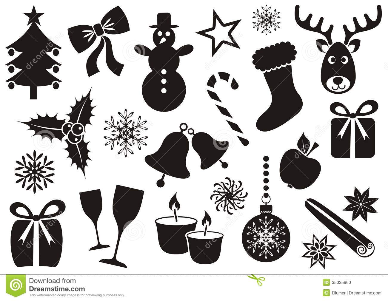 Christmas Vector Silhouette