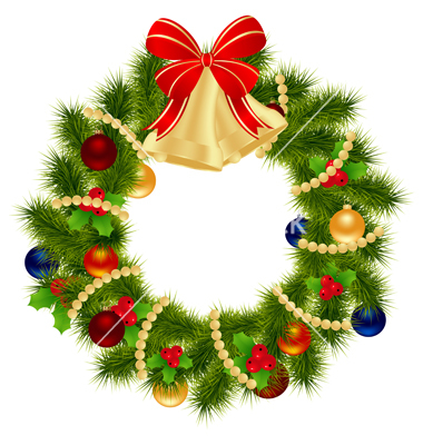 Christmas Wreath Vector Free