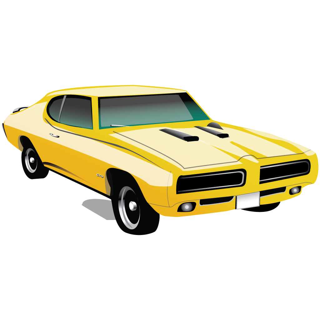 Classic Muscle Car Clip Art