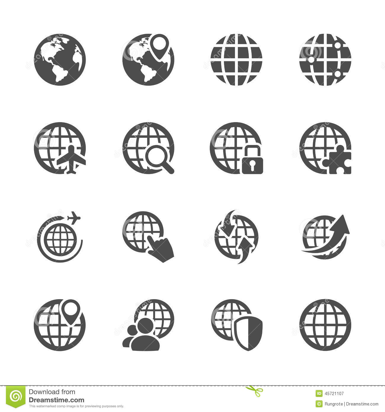 Communication Icon Set Vector