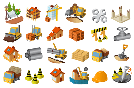Construction Icons Vector Free Construction Icons Vector Free