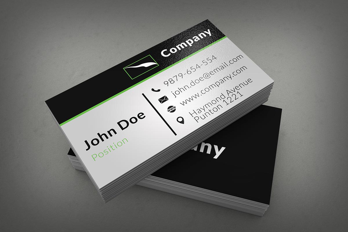 Corporate Business Card PSD Template