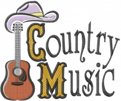Country Music Embroidery Designs Country Music Embroidery Designs