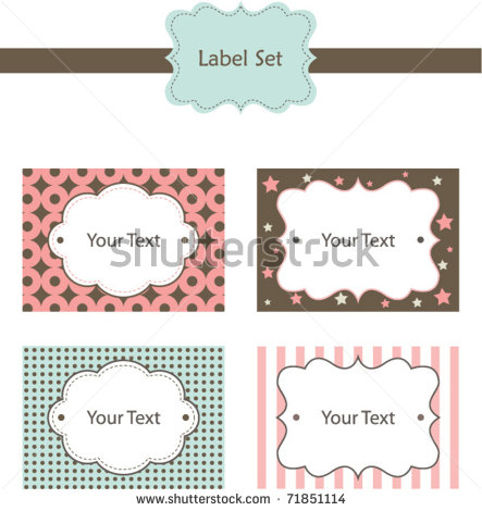 Cute Label Templates