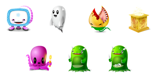 Cute Monster Cartoons Desktops
