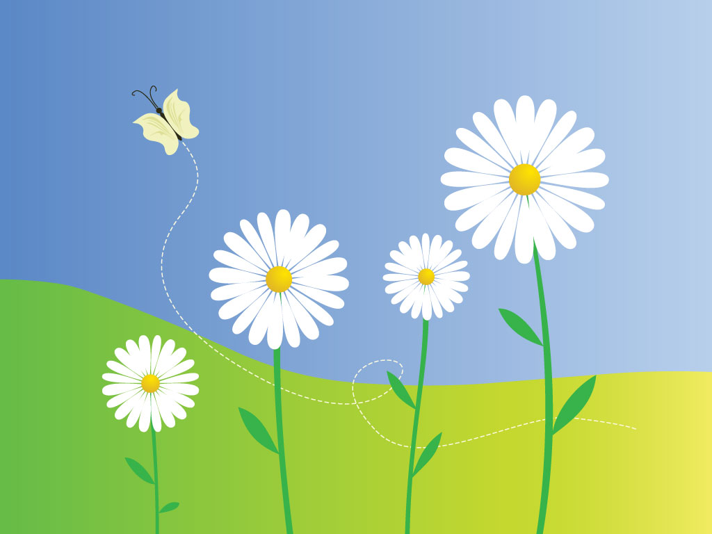 13 Vector Beautiful Flower Clip Art Images