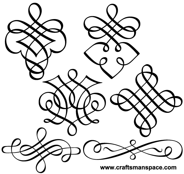 19 Decorative Lines Vector Flourish Images