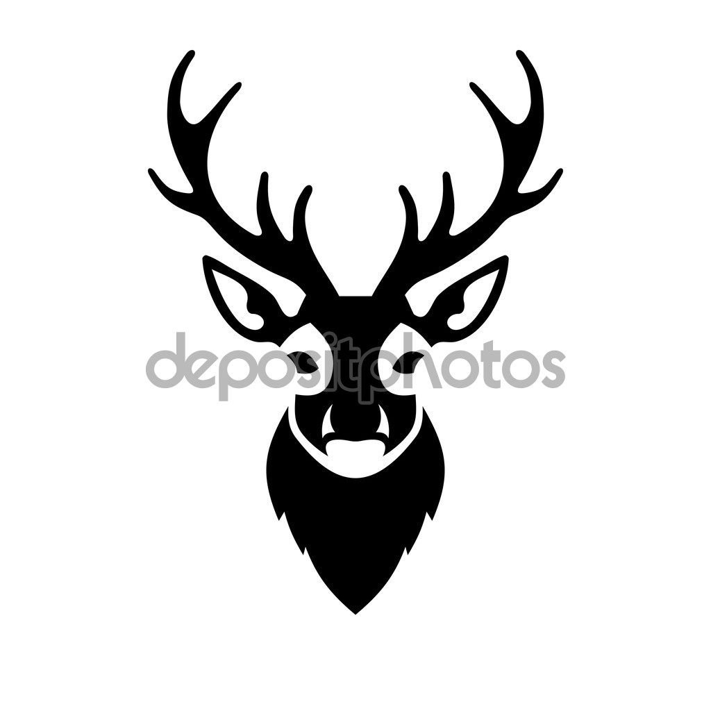 Deer Head Logo Vector Deer Head Logo Vector