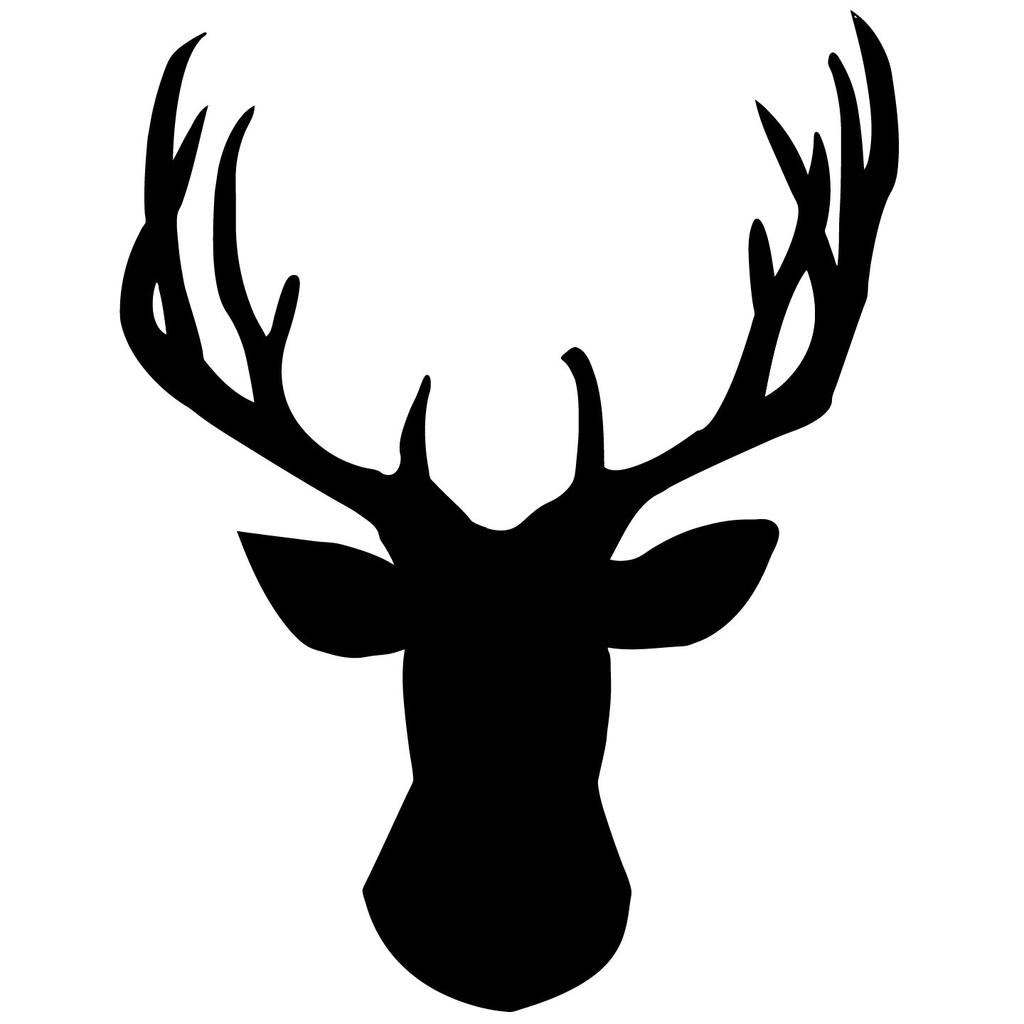 Deer Head Silhouette Deer Head Silhouette