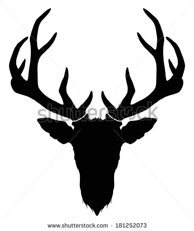 Deer Head Silhouette