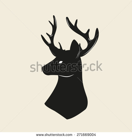 Deer Head Vector Art