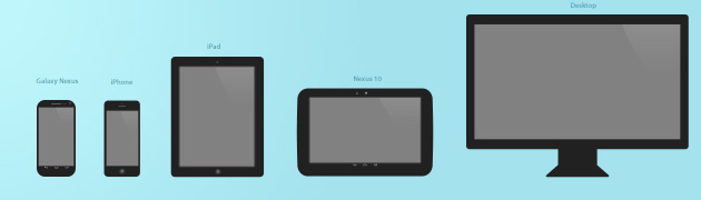 Desktop for iPad iPhone PSD Template Desktop for iPad iPhone PSD Template