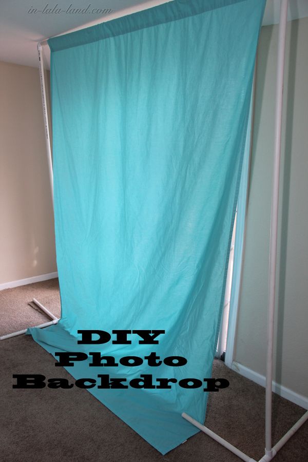 DIY PVC Pipe Backdrop